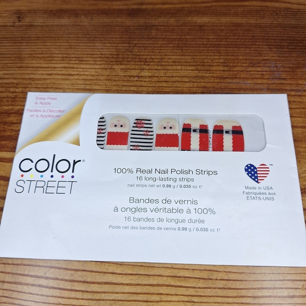 Color Street 100% Nail Polish Strips Secret Santa NEW Retired Made In The USA